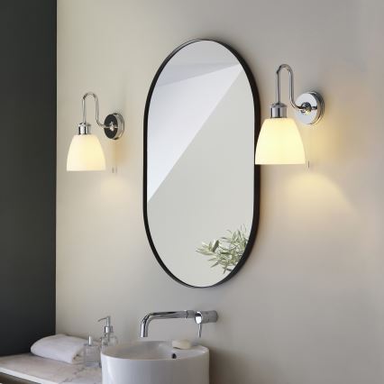 Endon 95506 - Łazienkowy kinkiet PIPER 1xE27/10W/230V IP44 błyszczący chrom