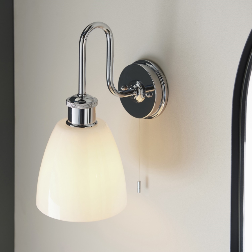 Endon 95506 - Łazienkowy kinkiet PIPER 1xE27/10W/230V IP44 błyszczący chrom
