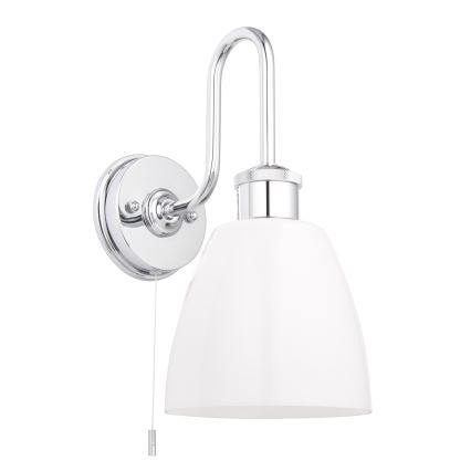 Endon 95506 - Łazienkowy kinkiet PIPER 1xE27/10W/230V IP44 błyszczący chrom