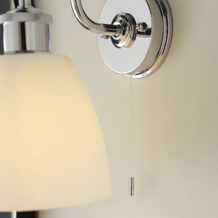 Endon 95506 - Łazienkowy kinkiet PIPER 1xE27/10W/230V IP44 błyszczący chrom