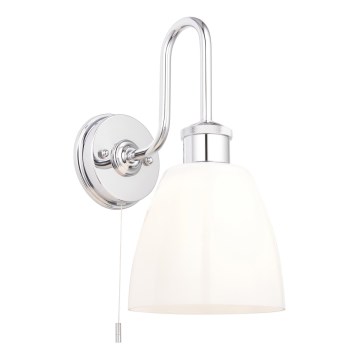 Endon 95506 - Łazienkowy kinkiet PIPER 1xE27/10W/230V IP44 błyszczący chrom