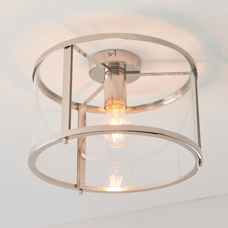 Endon 96150 - Lampa sufitowa HOPTON 1xE27/10W/230V błyszczący chrom