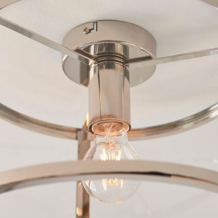 Endon 96150 - Lampa sufitowa HOPTON 1xE27/10W/230V błyszczący chrom