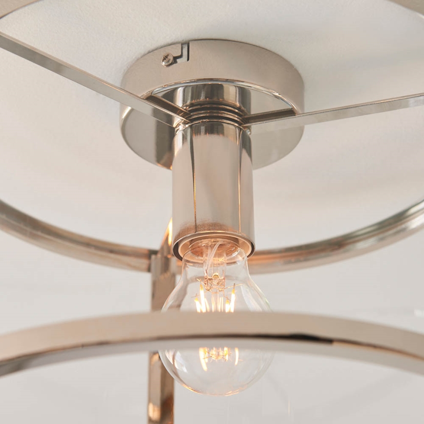 Endon 96150 - Lampa sufitowa HOPTON 1xE27/10W/230V błyszczący chrom