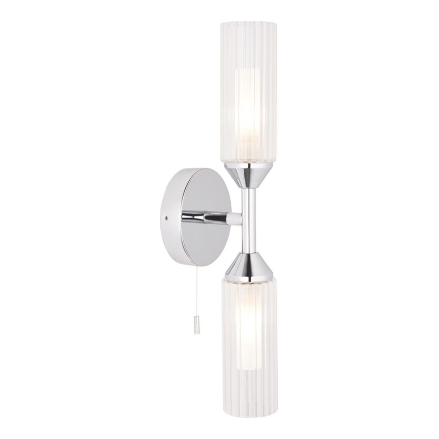 Endon 97172 - Kinkiet łazienkowy NATORI 2xG9/3W/230V IP44 błyszczący chrom