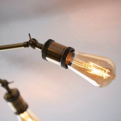 Endon 97244 - Oprawa punktowa HAL 5xE27/40W/230V mosiądz