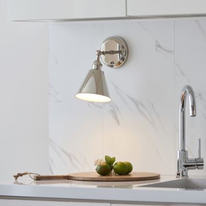 Endon 98716 - Kinkiet punktowy HALLE 1xE14/40W/230V chrom błyszczący