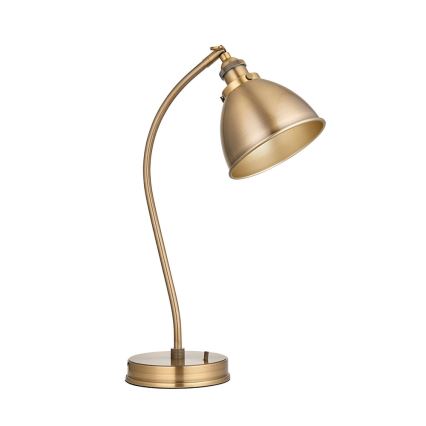 Endon 98747 - Lampa stołowa FRANKLIN 1xE14/7W/230V mosiądz