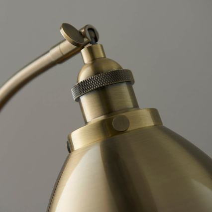 Endon 98747 - Lampa stołowa FRANKLIN 1xE14/7W/230V mosiądz