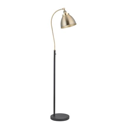 Endon 98748 - Lampa stojąca FRANKLIN 1xE27/10W/230V mosiądz/czarny