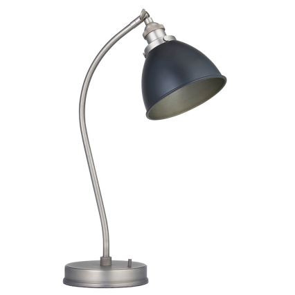 Endon 98752 - Lampa stołowa FRANKLIN 1xE14/7W/230V matowy chrom/antracyt