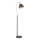 Endon 98753 - Lampa stojąca FRANKLIN 1xE27/10W/230V matowy chrom/antracyt