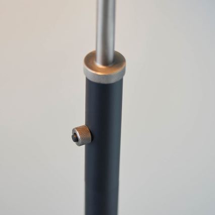 Endon 98753 - Lampa stojąca FRANKLIN 1xE27/10W/230V matowy chrom/antracyt