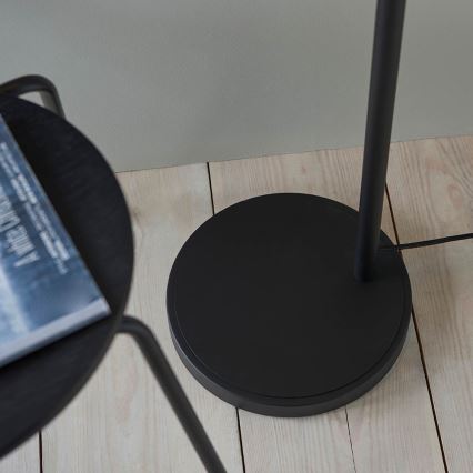 Endon 98753 - Lampa stojąca FRANKLIN 1xE27/10W/230V matowy chrom/antracyt