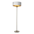 Endon 98935 - Lampa podłogowa HIGHCLERE 3xE14/40W/230V biały/mosiądz śr. 47 cm