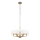 Endon 98936 - Żyrandol na łańcuchu HIGHCLERE 6xE14/28W/230V biały/mosiądz