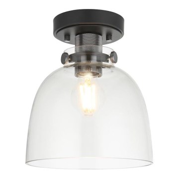 Endon 99106 - Lampa sufitowa URBAN 1xE27/10W/230V czarna/przezroczysta