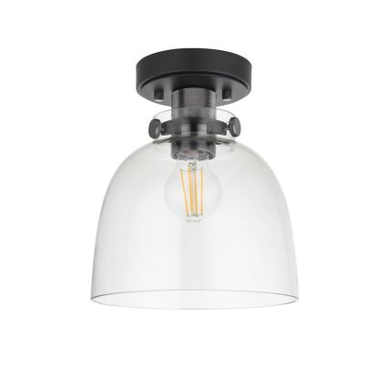 Endon 99106 - Lampa sufitowa URBAN 1xE27/10W/230V czarna/przezroczysta