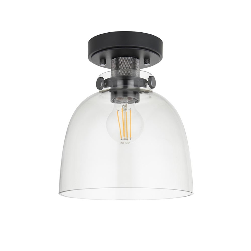 Endon 99106 - Lampa sufitowa URBAN 1xE27/10W/230V czarna/przezroczysta
