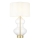 Endon 99110 - Regulowana lampa stołowa KELDA 1xE27/10W/230V biała/złota