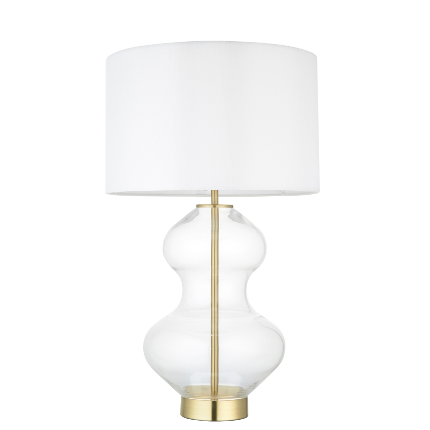 Endon 99110 - Regulowana lampa stołowa KELDA 1xE27/10W/230V biała/złota