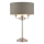 Endon 99149 - Lampa stołowa HIGHCLERE 3xE14/18W/230V szary/chrom błyszczący śr. 32 cm