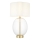Endon 99292 - Lampa biurkowa KELDA z regulacją jasności 1xE27/10W/230V kremowa/złota