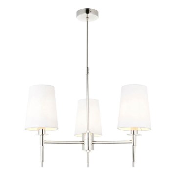 Endon 99455 - Żyrandol na pręcie 3xE14/6W/230V błyszczący chrom/biały