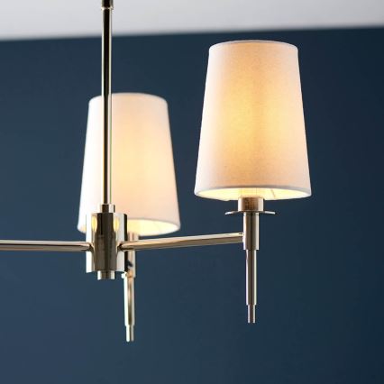 Endon 99455 - Żyrandol na pręcie 3xE14/6W/230V błyszczący chrom/biały