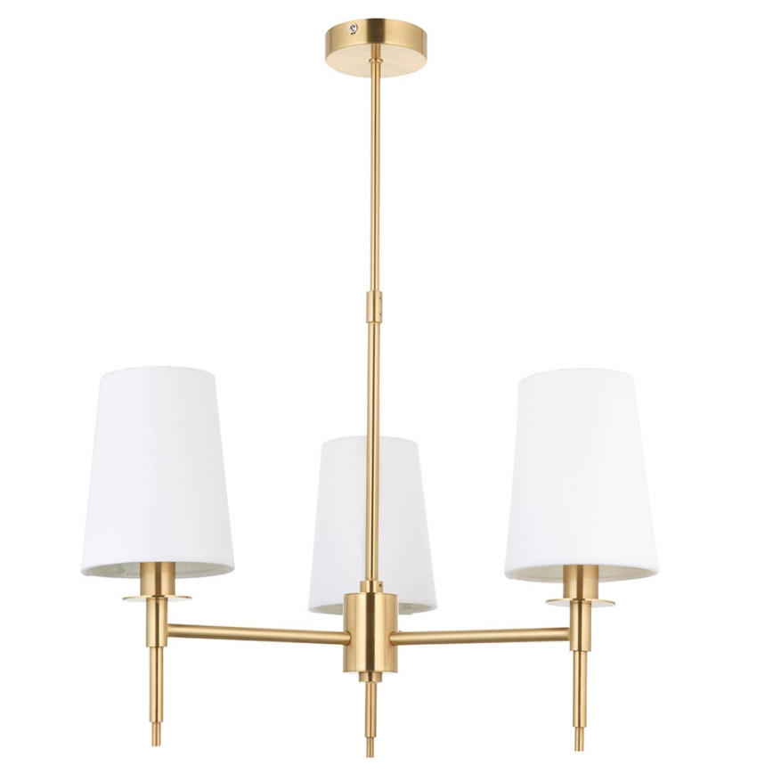 Endon 99456 - Lampa wisząca na pręcie 3xE14/6W/230V złota/biała