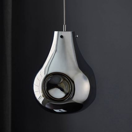 Endon 99788 - Lampa wisząca na lince EUROPA 1xE27/10W/230V przydymiona czerń