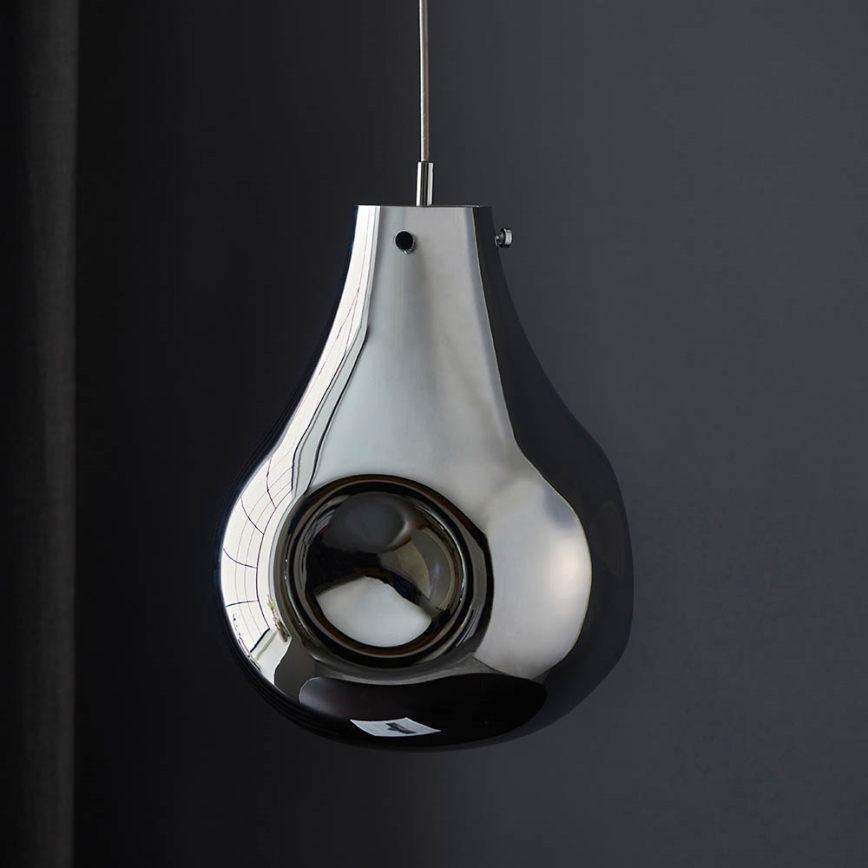 Endon 99788 - Lampa wisząca na lince EUROPA 1xE27/10W/230V przydymiona czerń