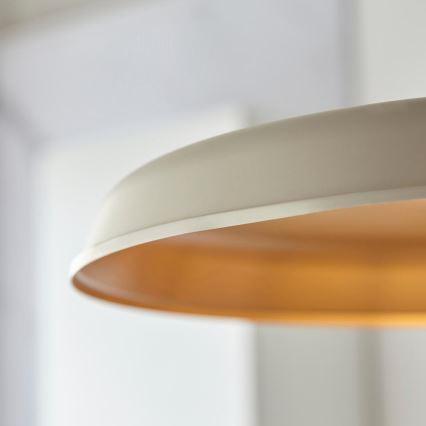 Endon 99999 - Żyrandol na łańcuchu SABIAN 1xE27/10W/230V kremowy/złoty