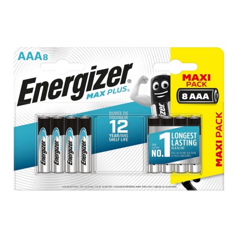 Energizer - 8 sztuk baterii alkalicznych AAA 1,5V