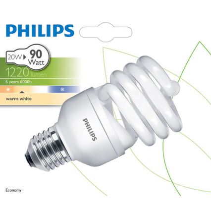 Energooszczędna żarówka ECONOMY TWISTER E27/20W/230V - Philips 929689218905