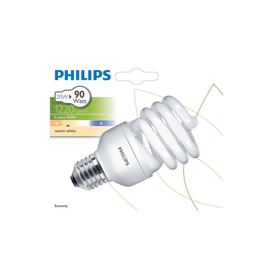 Energooszczędna żarówka ECONOMY TWISTER E27/20W/230V - Philips 929689218905
