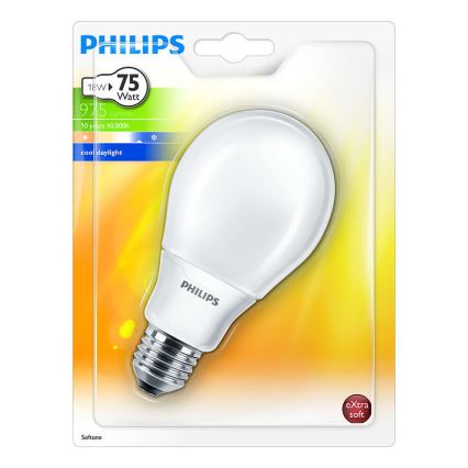 Energooszczędna żarówka PHILIPS E27/18W/230V - SOFTONE
