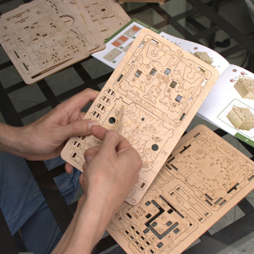 EscapeWelt - 3D Drewniane puzzle mechaniczne puzzle Układanka