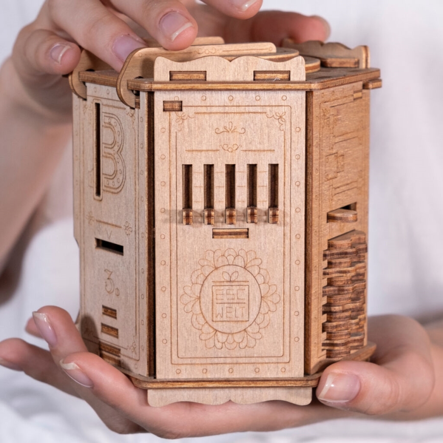 EscapeWelt - Drewniane puzzle Fort Knox Pro