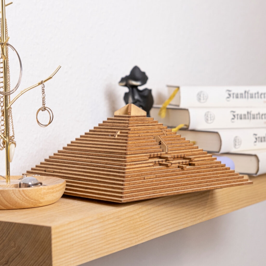 EscapeWelt - Drewniane puzzle Piramida
