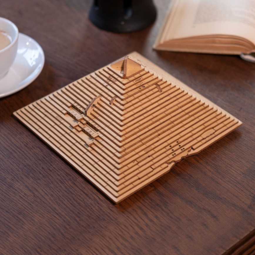 EscapeWelt - Drewniane puzzle Piramida