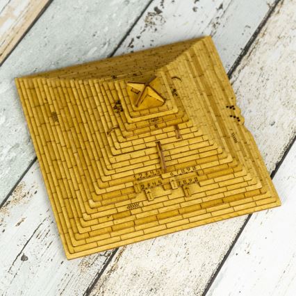 EscapeWelt - Drewniane puzzle Piramida
