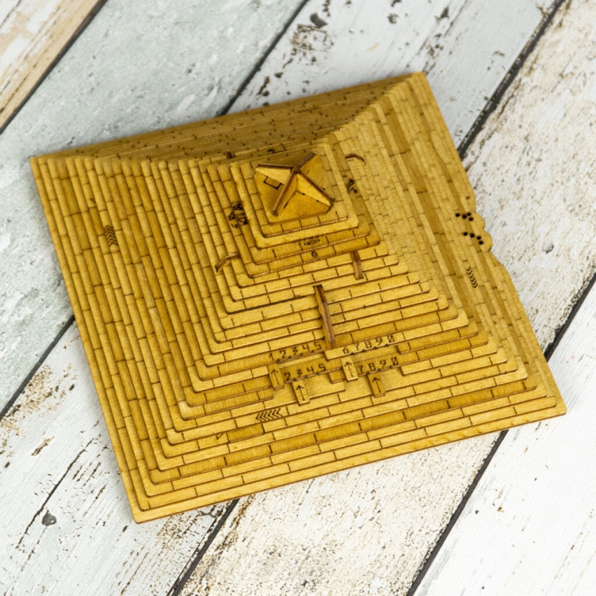 EscapeWelt - Drewniane puzzle Piramida
