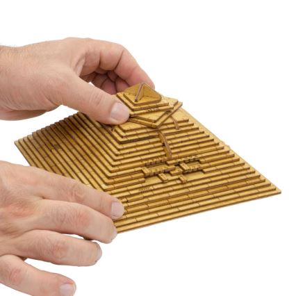 EscapeWelt - Drewniane puzzle Piramida