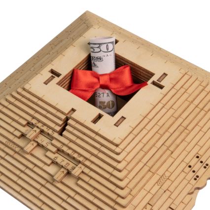 EscapeWelt - Drewniane puzzle Piramida
