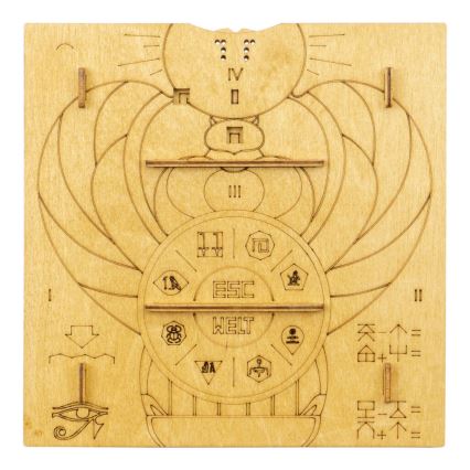 EscapeWelt - Drewniane puzzle Piramida