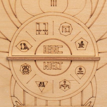 EscapeWelt - Drewniane puzzle Piramida