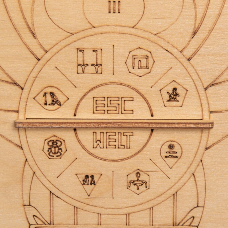 EscapeWelt - Drewniane puzzle Piramida