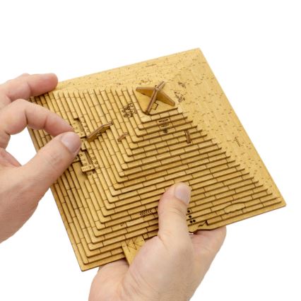 EscapeWelt - Drewniane puzzle Piramida
