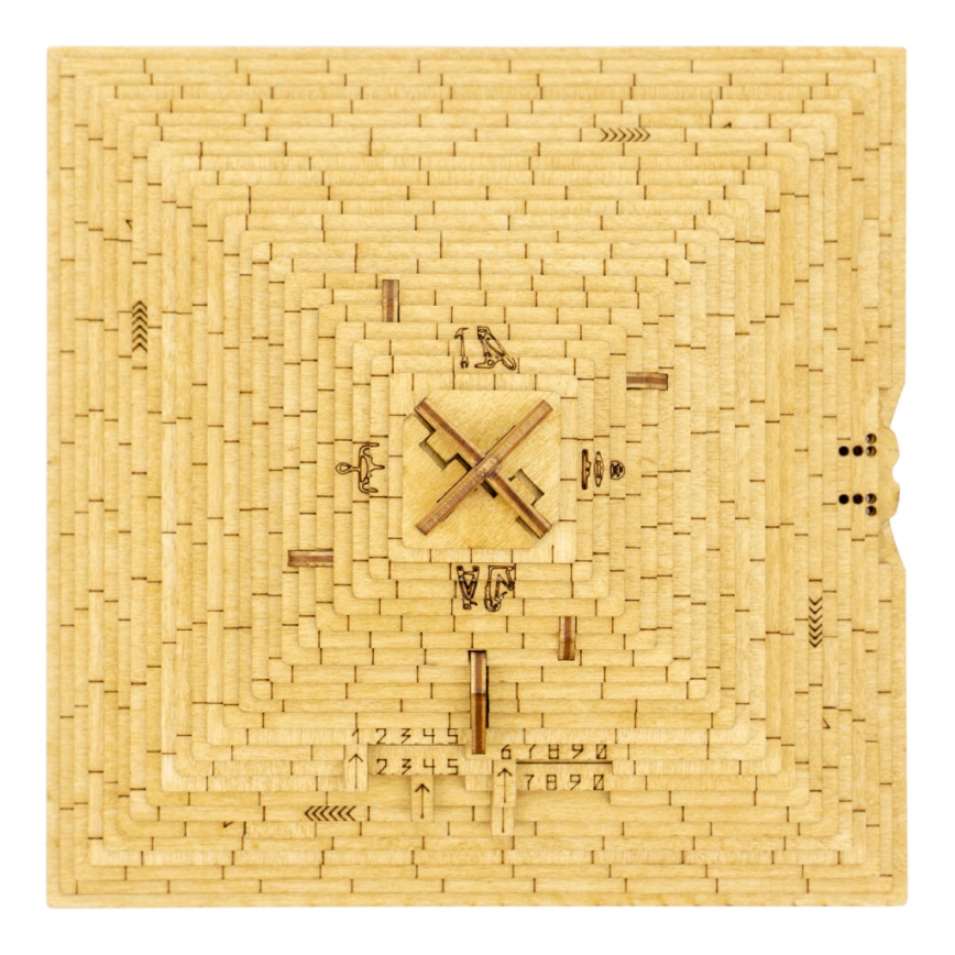 EscapeWelt - Drewniane puzzle Piramida
